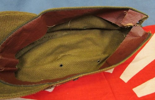  Japanese WWII Civilian Hat, Brass Naval Emblem — image 6