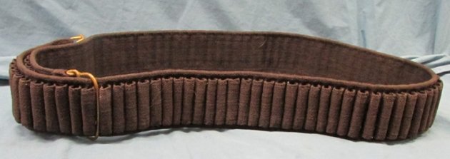  US Spanish-American War Era, Woven Blue Canvas Bandoleer — image 3