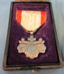 Japanese WWII 8th Class Order of the Rising Sun Cased
