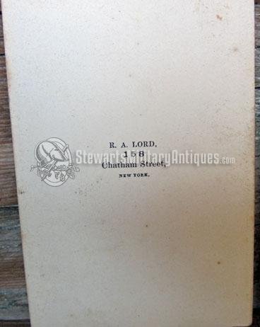  US Civil War, Union Navy CDV, Officer with Sword — image 3