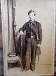 US Civil War, Union Navy CDV, Officer with Sword