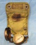 US Korean War Lensatic Compass & Belt Pouch, Marine Compass …
