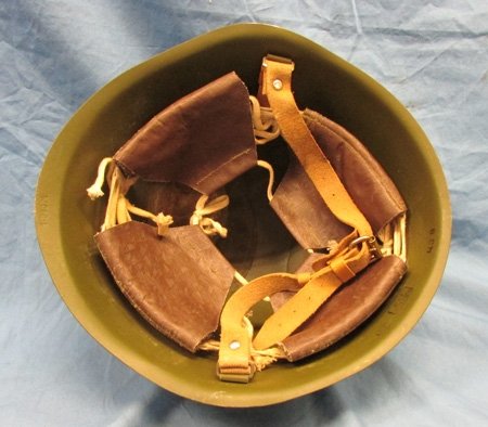  Soviet Post WWII 'High Dome' Steel Helmet, Complete — image 2