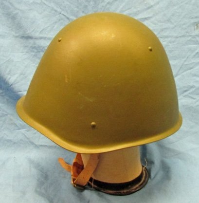  Soviet Post WWII 'High Dome' Steel Helmet, Complete — image 4