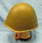 Soviet Post WWII 'High Dome' Steel Helmet, Complete