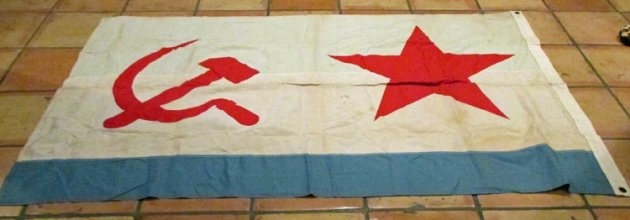  Soviet Cold War Era Naval Ensign, 46 x 72 Inches — image 2