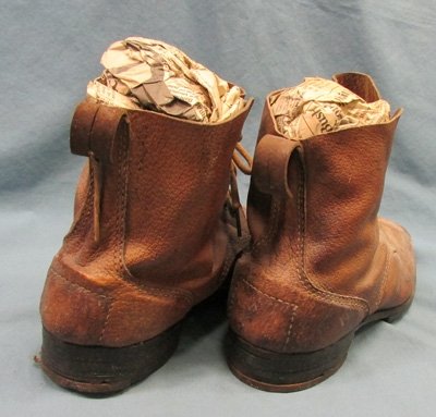  Japanese WWII Army Issue Enlisted Field Shoes, Hobnails and Heel Irons — image 5