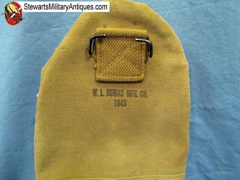  US WWII T-Handle Shovel & Cover, 1943 Dated — image 3