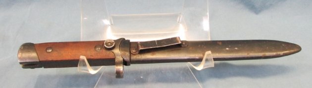  Italian WWII, M1938 Folding Blade Cacarno Bayonet & Scabbard — image 3