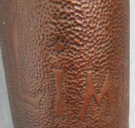  French WWI, 105 mm Trench Art Shell Casing, Limey France — image 3