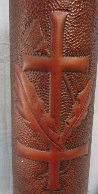  French WWI, 105 mm Trench Art Shell Casing, Limey France — image 7