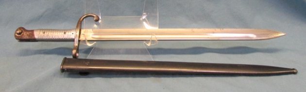  Argentine M1891 Mauser Bayonet, Aluminum Grip, Weyersberg Mfg, Matching — image 7