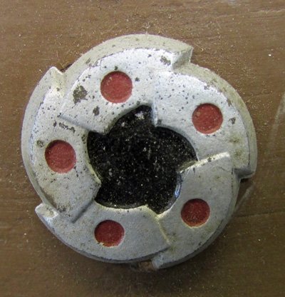  Japanese WWII, Civil Defense Helmet & Insignia, Complete — image 3