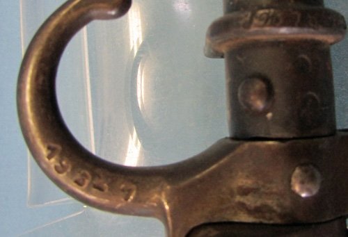  French WWI 1886 Lebel Rifle Bayonet Hooked Guard — image 4