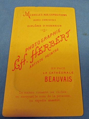  French Post Franco-Prussian War CDV, Armed Infantryman, Chassepot Rifle — image 2