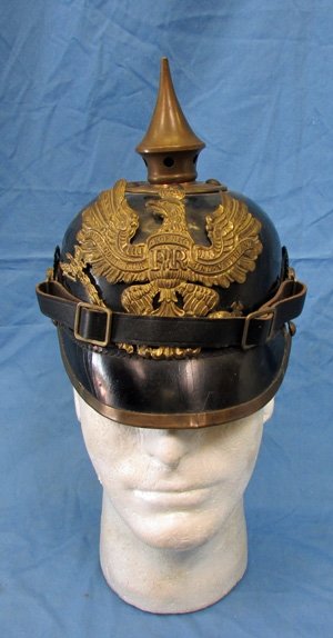  German Pre WWI M1895 Prussian Enilisted Infantry Pickelhaube, Complete — image 2