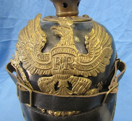  German Pre WWI M1895 Prussian Enilisted Infantry Pickelhaube, Complete — image 3