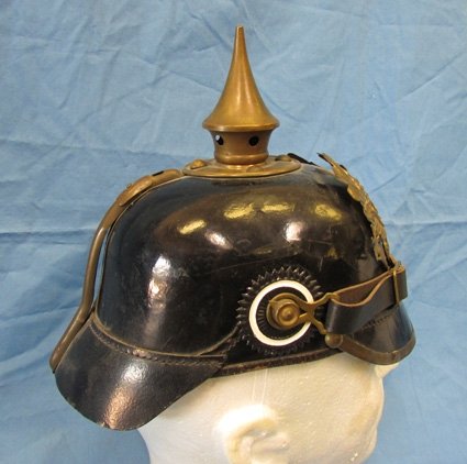  German Pre WWI M1895 Prussian Enilisted Infantry Pickelhaube, Complete — image 4