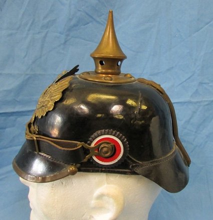  German Pre WWI M1895 Prussian Enilisted Infantry Pickelhaube, Complete — image 5