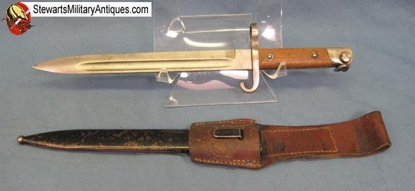  Austrian WWI M1895 NCO Bayonet & Frog — image 4