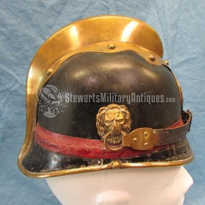  Austrian Pre WWI Volunteer Fire Helmet, Friedersbach — image 4