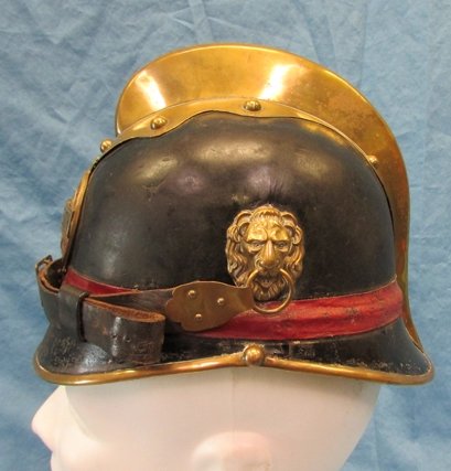  Austrian Pre WWI Volunteer Fire Helmet, Friedersbach — image 7
