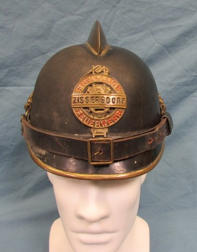  Austrian Late 19th Century Volunteer Fire Helmet, Zissersdorf — image 2