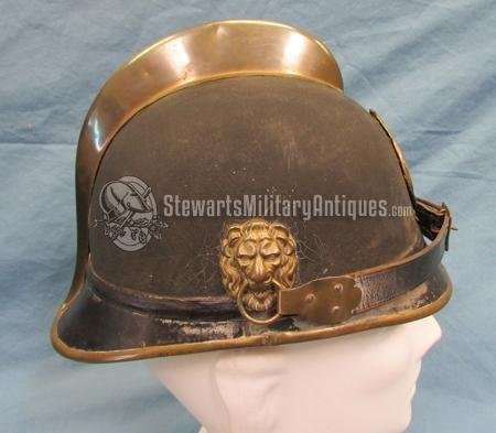  Austrian Late 19th Century Volunteer Fire Helmet, Zissersdorf — image 5