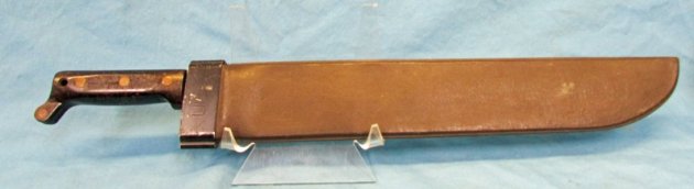 US Vietnam War Army Machete, Clyde Mfg, Marmac 1966 Scabbard — image 2