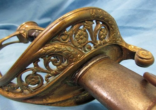  French Crimean War Era, M1845 Infantry Officers Sword, 1853 Dated — image 3