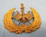 US 1907, Army Signal Corps NCO Hat Insignia, 1st Signal …
