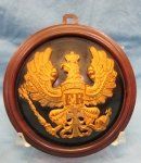 German WWI Identified Prussian Officers Helmet Plate,