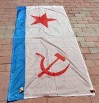Soviet Cold War Era Navy Banner