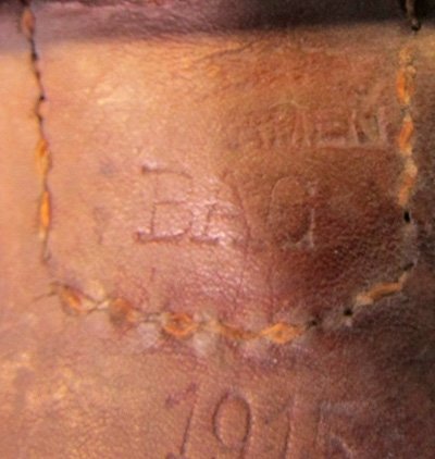  German WWI, 1895 Pattern Prussian Enlisted Buckle, BAG Marked Tab — image 3