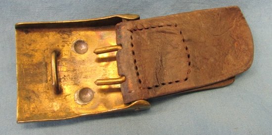  German WWI, 1895 Pattern Prussian Enlisted Buckle, BAG Marked Tab — image 5