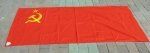 Soviet Cold War Era National Flag, 30 x 62 Inches