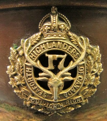  British-Canadian WWI, Trench Art Shell Hat, 18 Pounder, 1916 — image 3