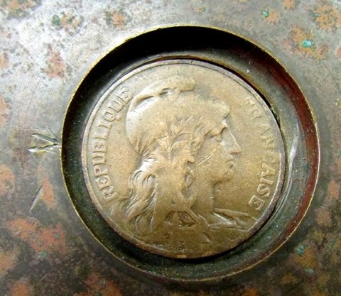  British-Canadian WWI, Trench Art Shell Hat, 18 Pounder, 1916 — image 4