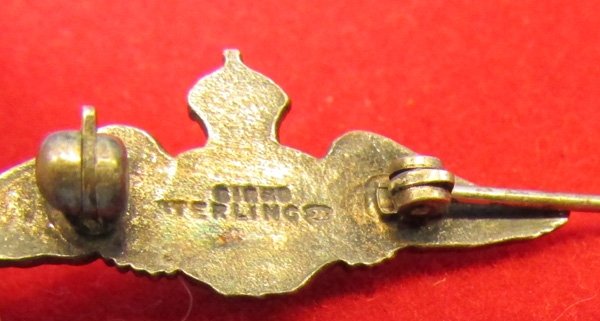  Canadian WWII, RCAF Sweetheart Wings, Sterling — image 4