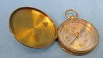 Japanese Brass, Export, Pocket Watch Style Compass,