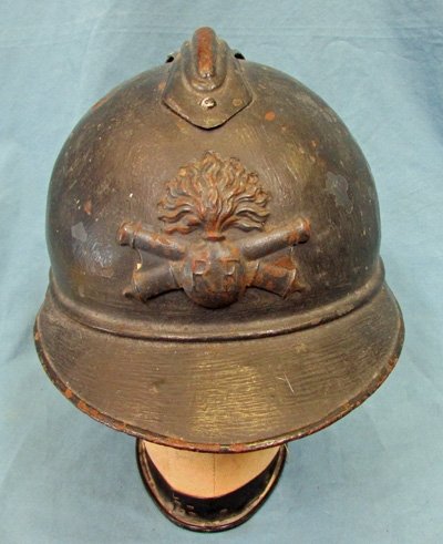  French WWI Adrian Pattern Artillery Helmet Shell — image 2