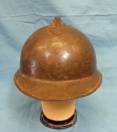  Italian WWI, 1915-16 Lippman Adrian Helmet, Partial Liner — image 2