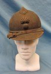 French WWI Adrian Infantry Helmet Complete Liner Strap