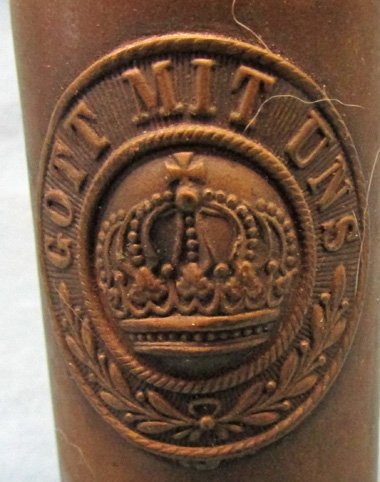  French WWI, .37 mm Trench Art Lamp Shell — image 4