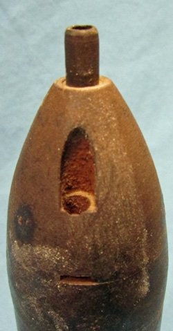  French WWI, .37 mm Trench Art Lamp Shell — image 5