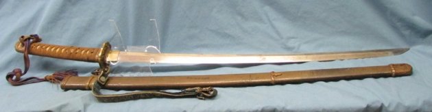  Japanese WWII Army Officers Katana, Hanger & Knot — image 5