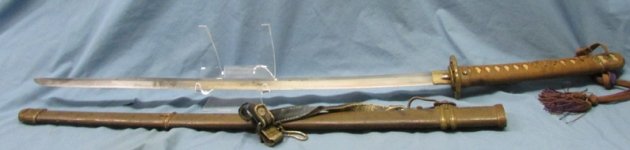  Japanese WWII Army Officers Katana, Hanger & Knot — image 6