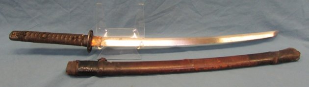  Japanese Early Katana & Scabbard — image 5