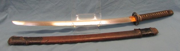  Japanese Early Katana & Scabbard — image 7