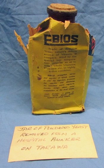  Japanese WWII Powdered Yeast Bottle and Box, Battlefield Recovered — image 2